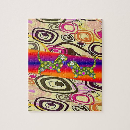 Puzzle floral (Vertical)