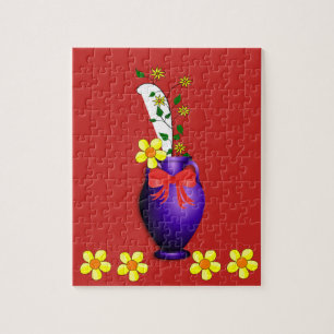 Puzzle floral