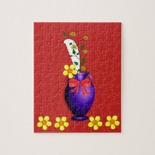 Puzzle floral (Vertical)