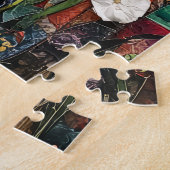 Puzzle floral Abstrait (Côté)