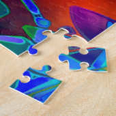 Puzzle Floral Abstrait verre (Côté)