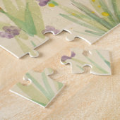 Puzzle floral aquarelle (Côté)