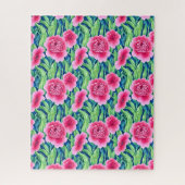 Puzzle floral aquarelle (Vertical)