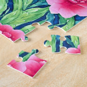Puzzle floral aquarelle (Côté)
