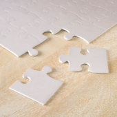 Puzzle floral blanc ivoire (Côté)