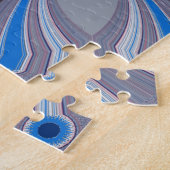 Puzzle Floral bleu (Côté)