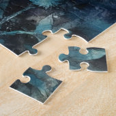 Puzzle Floral bleu (Côté)