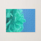 Puzzle Floral bleu-vert coloré (Horizontal)