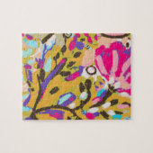 Puzzle Floral Boho rose I (Horizontal)