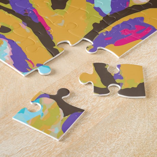 Puzzle Floral Boho rose I (Côté)