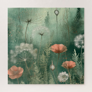 Puzzle floral dynamique pour se détendre amusant