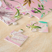 Puzzle Floral empreinte de léopard tropical hawaïen (Côté)