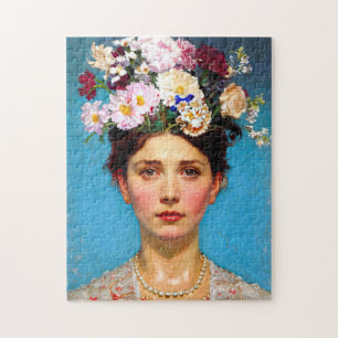 Puzzle "Floral Flair" Ruth - Société d'art et de fleurs