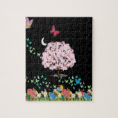 Puzzle floral "Fleur Ethérée" (Vertical)