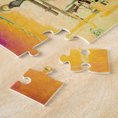 Puzzle Floral Grunge Amish Horse et Buggy (Côté)