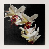 Puzzle Floral Highlights of White Phalaenopsis Orchids (Horizontal)