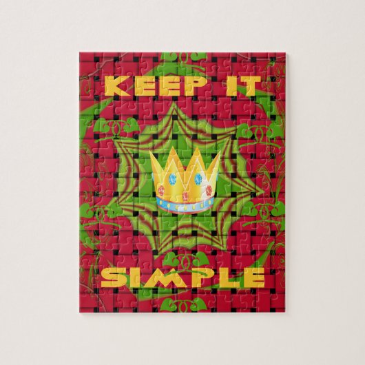 Puzzle Floral Keep (Vertical)