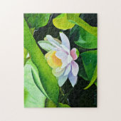 Puzzle Floral Lily blanche (Vertical)