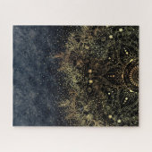 Puzzle Floral Mandala or bleu (Horizontal)