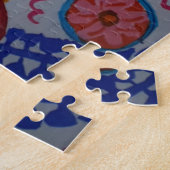 Puzzle floral moderne (Côté)