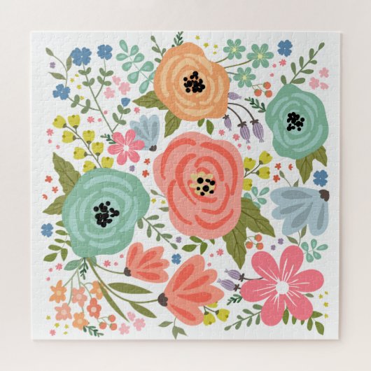 Puzzle Floral moderne (Horizontal)