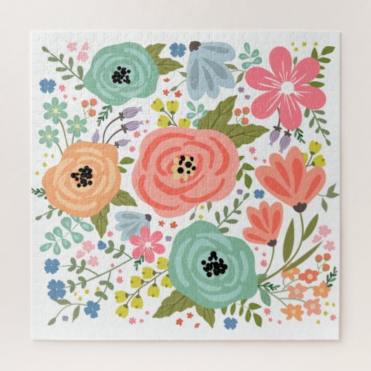 Puzzle Floral moderne (Vertical)