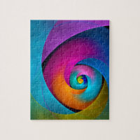 Floral moderne Art Abstrait rose Bleu Motif #17