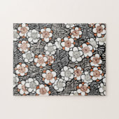 Puzzle Floral pattern Watanabe Seitei (Horizontal)