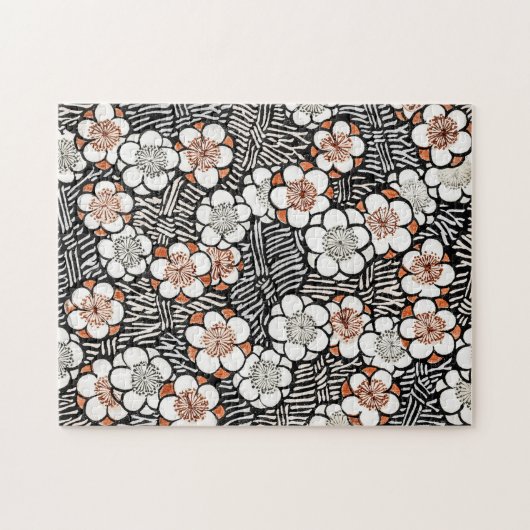 Puzzle Floral pattern Watanabe Seitei (Horizontal)