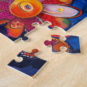 Puzzle floral Pop Art (Côté)