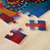 Puzzle floral Pop Art (Côté)