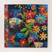 Puzzle floral Pop Art (Horizontal)