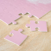 Puzzle floral rose doux (Côté)