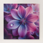Puzzle Floral rose et violet Lilac (Horizontal)