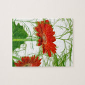 Puzzle Floral rouge (Horizontal)