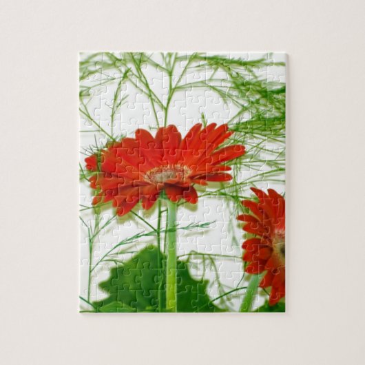 Puzzle Floral rouge (Vertical)