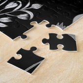 Puzzle Floral vintage : arrière - plan d'invitation sans  (Côté)