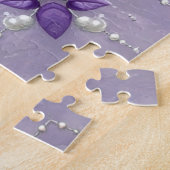 Puzzle floral violet (Côté)