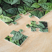 PUZZLE FLORALE ROSE ET VERTE (Côté)