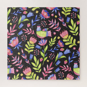 Puzzle Flore printanière : Motif imperméable