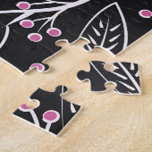 Puzzle Flore tirée à la main : Conception transparente (Côté)