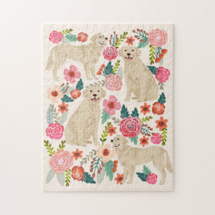 Puzzle Flore Vintage de Chien d'or