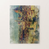 Puzzle Florence dome italie aquarelle méditerranéenne (Vertical)