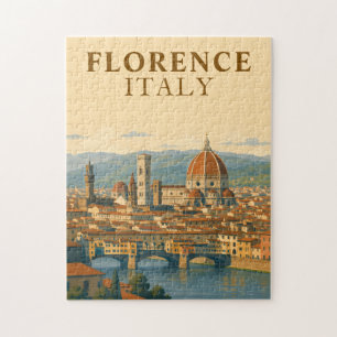 Puzzle Florence Italie Duomo Voyage Rétro