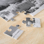 Puzzle Florida Keys maison et ses palmiers, États-Unis. (Côté)