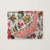 Puzzle Floride - Carte de l'État des Everglade (Horizontal)