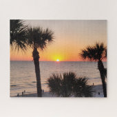 Puzzle Floride Coucher de soleil avec palmiers (Horizontal)