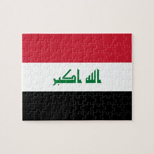 Puzzle Flot d'Iraq (Horizontal)