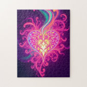 Puzzle Flourishing Heart (Vertical)