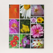 Puzzle Flower Collage (Vertical)